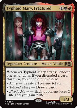 Typhoid Mary, Fractured  (MSC-099) - [Commander: Marvel Super Heroes]