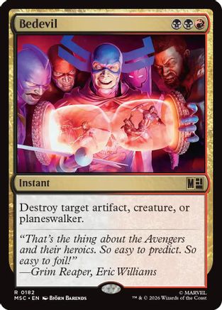 Bedevil (Surge Foil)  [Foil]  (MSC-182) - [Commander: Marvel Super Heroes]