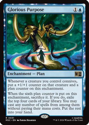 Glorious Purpose  (MSC-031) - [Commander: Marvel Super Heroes]