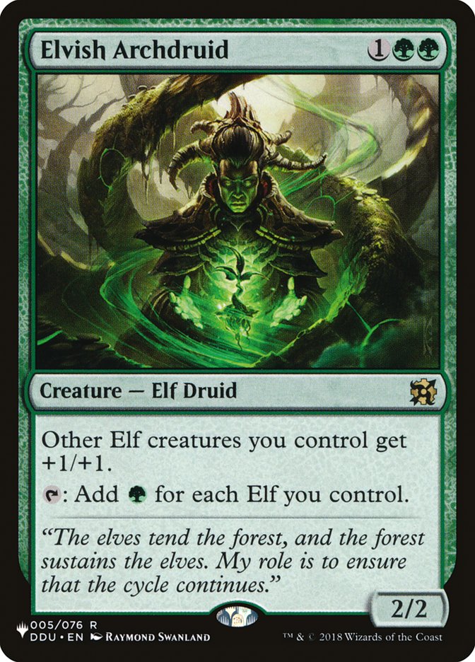 Elvish Archdruid [The List] - Trinity Hobby