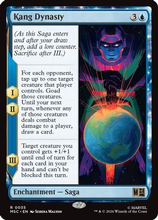 Kang Dynasty (Surge Foil)  [Foil]  (MSC-035) - [Commander: Marvel Super Heroes]