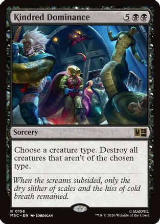 Kindred Dominance (Surge Foil)  [Foil]  (MSC-156) - [Commander: Marvel Super Heroes]