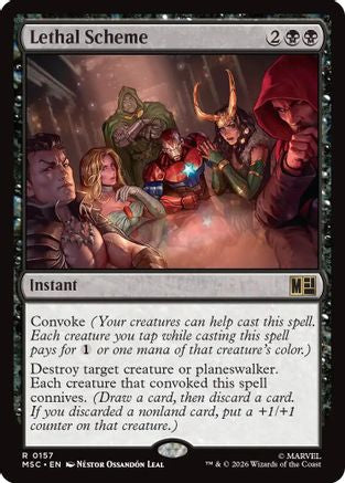 Lethal Scheme (Surge Foil)  [Foil]  (MSC-157) - [Commander: Marvel Super Heroes]