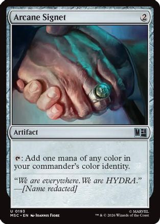 Arcane Signet (0193)  (MSC-193) - [Commander: Marvel Super Heroes]