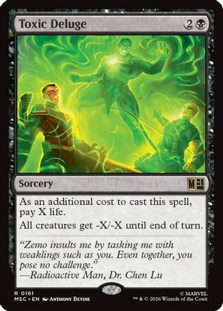 Toxic Deluge  (MSC-161) - [Commander: Marvel Super Heroes]