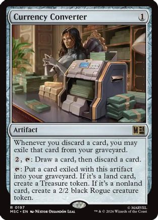 Currency Converter (Surge Foil)  [Foil]  (MSC-197) - [Commander: Marvel Super Heroes]