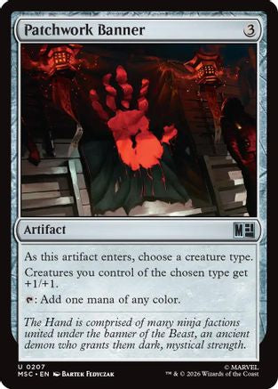 Patchwork Banner  (MSC-207) - [Commander: Marvel Super Heroes]