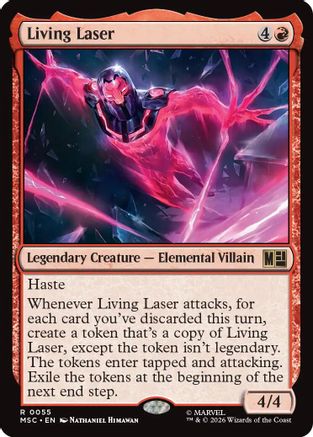 Living Laser  (MSC-055) - [Commander: Marvel Super Heroes]