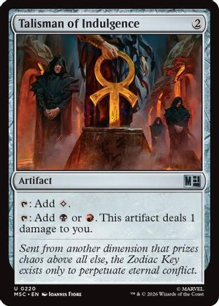 Talisman of Indulgence  (MSC-220) - [Commander: Marvel Super Heroes]