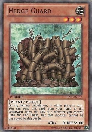 Hedge Guard [BP01-EN157] Starfoil Rare - Trinity Hobby