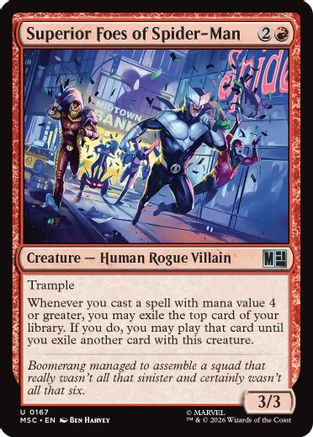 Superior Foes of Spider-Man  (MSC-167) - [Commander: Marvel Super Heroes]