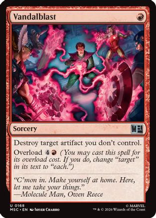 Vandalblast  (MSC-168) - [Commander: Marvel Super Heroes]