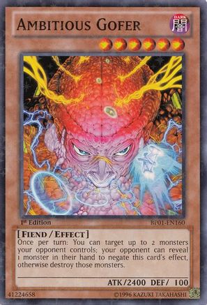 Ambitious Gofer [BP01-EN160] Starfoil Rare - Trinity Hobby