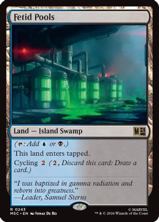 Fetid Pools  (MSC-243) - [Commander: Marvel Super Heroes]