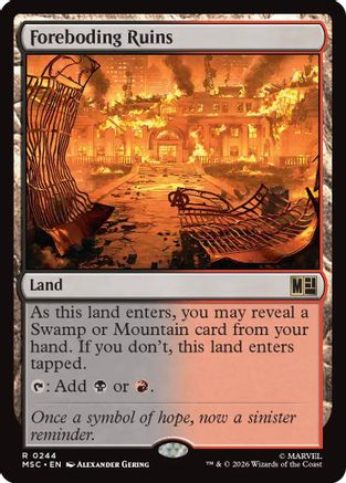 Foreboding Ruins  (MSC-244) - [Commander: Marvel Super Heroes]