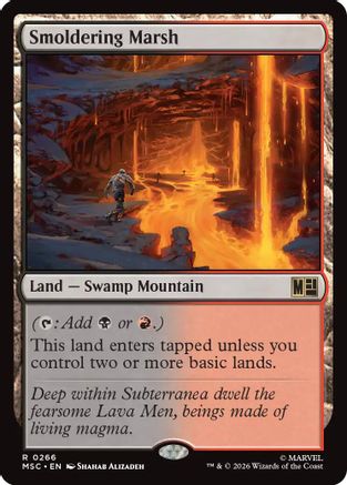 Smoldering Marsh  (MSC-266) - [Commander: Marvel Super Heroes]