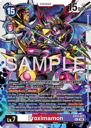 Proximamon (EX12-077) - [Digital World Shambala] Foil