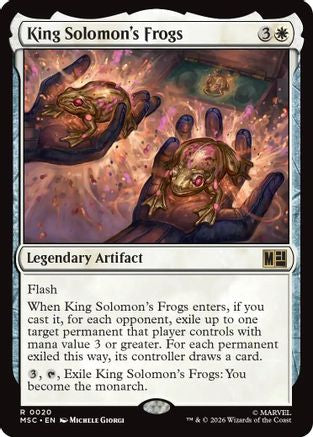 King Solomon's Frogs  (MSC-020) - [Commander: Marvel Super Heroes]