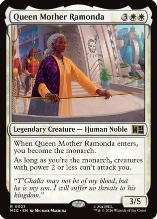 Queen Mother Ramonda  (MSC-023) - [Commander: Marvel Super Heroes]