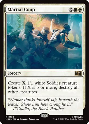 Martial Coup  (MSC-138) - [Commander: Marvel Super Heroes]