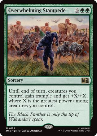 Overwhelming Stampede  (MSC-178) - [Commander: Marvel Super Heroes]