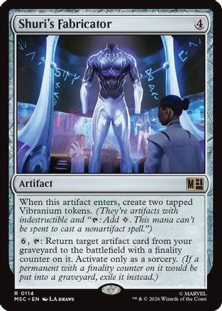 Shuri's Fabricator  (MSC-114) - [Commander: Marvel Super Heroes]