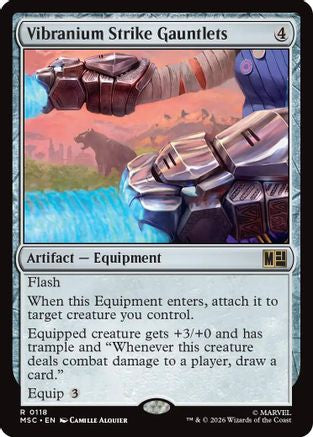 Vibranium Strike Gauntlets  (MSC-118) - [Commander: Marvel Super Heroes]