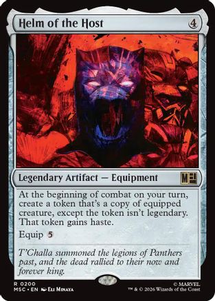 Helm of the Host  (MSC-200) - [Commander: Marvel Super Heroes]
