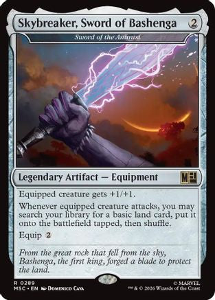 Skybreaker, Sword of Bashenga - Sword of the Animist  (MSC-289) - [Commander: Marvel Super Heroes]