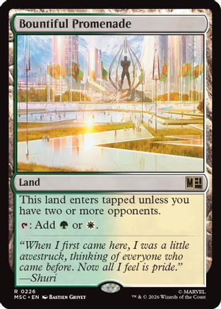 Bountiful Promenade  (MSC-226) - [Commander: Marvel Super Heroes]