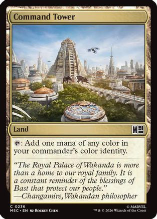 Command Tower  (MSC-236) - [Commander: Marvel Super Heroes]