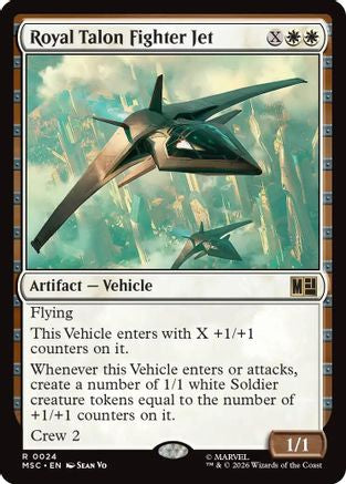 Royal Talon Fighter Jet (Surge Foil)  [Foil]  (MSC-024) - [Commander: Marvel Super Heroes]