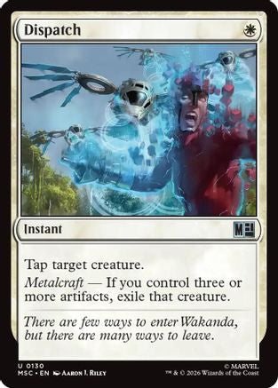 Dispatch (Surge Foil)  [Foil]  (MSC-130) - [Commander: Marvel Super Heroes]