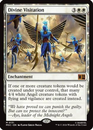 Divine Visitation (Surge Foil)  [Foil]  (MSC-131) - [Commander: Marvel Super Heroes]