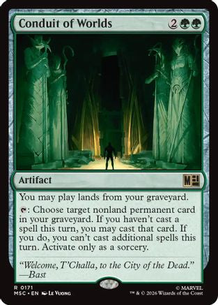 Conduit of Worlds (Surge Foil)  [Foil]  (MSC-171) - [Commander: Marvel Super Heroes]