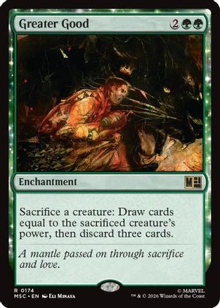 Greater Good (Surge Foil)  [Foil]  (MSC-174) - [Commander: Marvel Super Heroes]