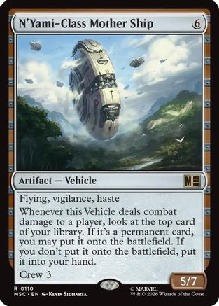 N'Yami-Class Mother Ship (Surge Foil)  [Foil]  (MSC-110) - [Commander: Marvel Super Heroes]