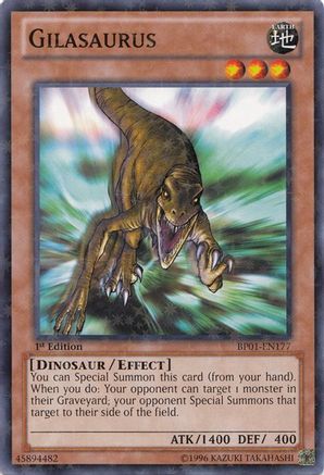 Gilasaurus [BP01-EN177] Starfoil Rare - Trinity Hobby