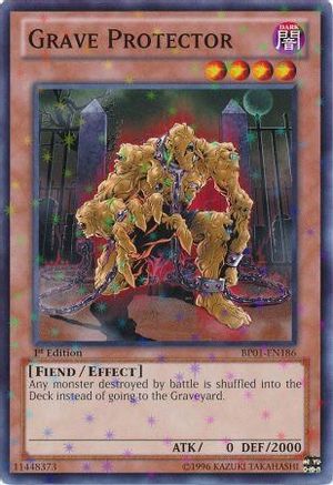 Grave Protector [BP01-EN186] Starfoil Rare - Trinity Hobby