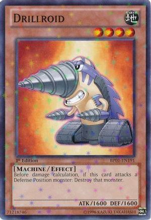 Drillroid [BP01-EN191] Starfoil Rare - Trinity Hobby