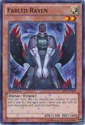 Fabled Raven [BP01-EN205] Starfoil Rare - Trinity Hobby