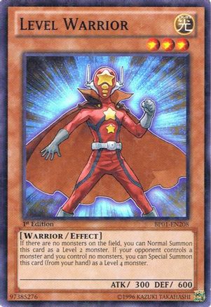 Level Warrior [BP01-EN208] Starfoil Rare - Trinity Hobby