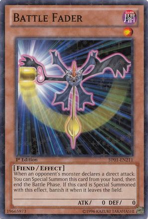 Battle Fader [BP01-EN211] Starfoil Rare - Trinity Hobby