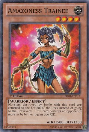 Amazoness Trainee [BP01-EN213] Starfoil Rare - Trinity Hobby