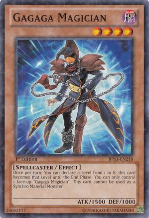 Gagaga Magician [BP01-EN218] Starfoil Rare - Trinity Hobby