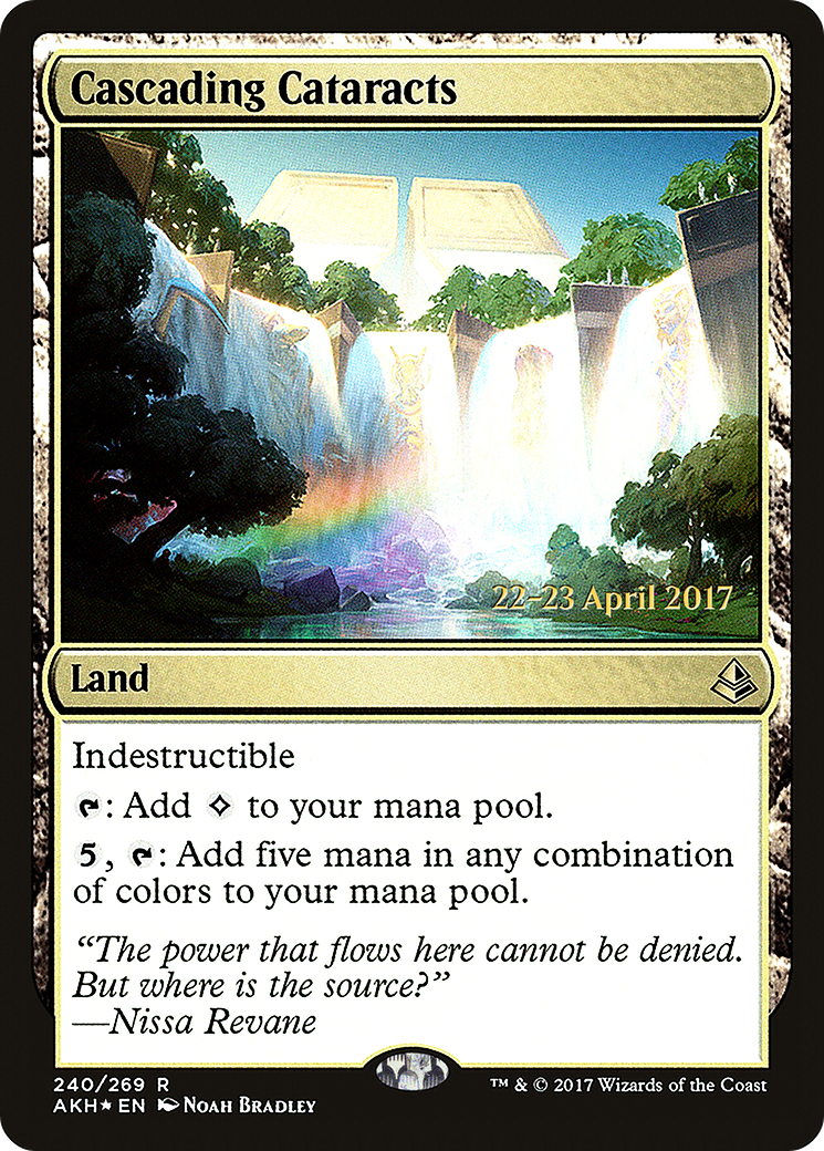 Cascading Cataracts [Amonkhet Prerelease Promos] - Trinity Hobby