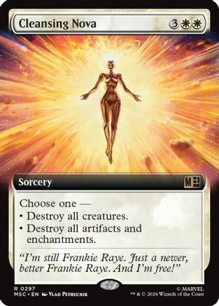 Cleansing Nova (Extended Art)  [Foil]  (MSC-297) - [Commander: Marvel Super Heroes]