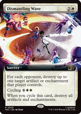 Dismantling Wave (Extended Art)  (MSC-300) - [Commander: Marvel Super Heroes]