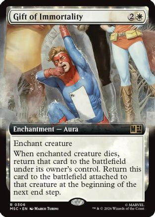 Gift of Immortality (Extended Art)  (MSC-306) - [Commander: Marvel Super Heroes]