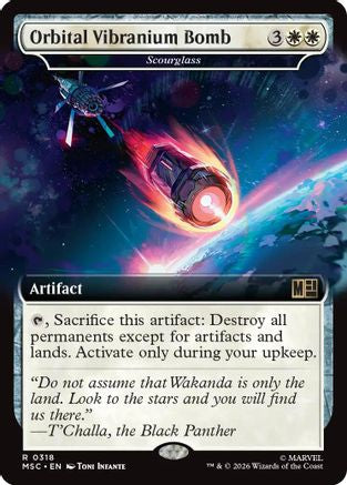 Orbital Vibranium Bomb - Scourglass (Extended Art)  (MSC-318) - [Commander: Marvel Super Heroes]